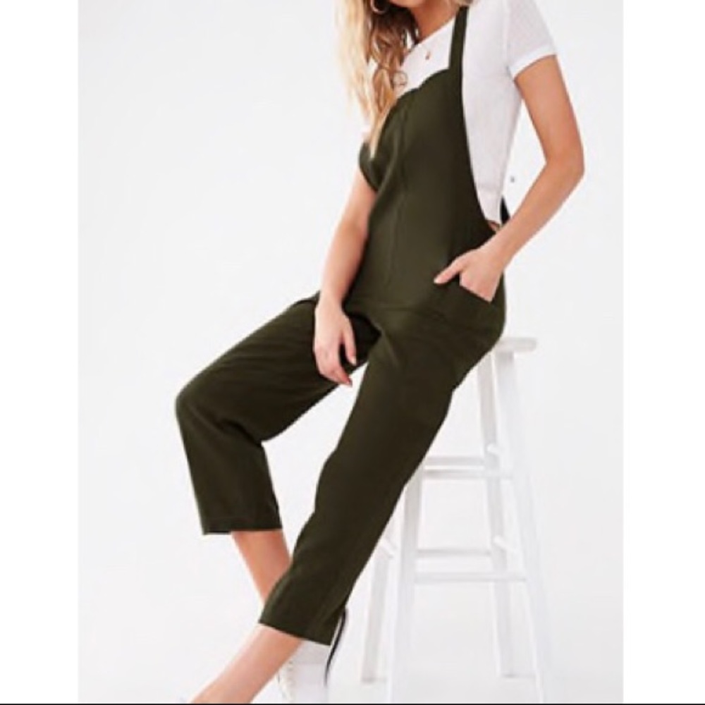 Olive green jumpsuit